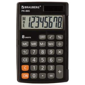 Калькулятор наст. 8-р. BRAUBERG PK-608(120...